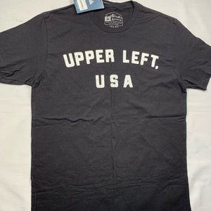 The Great PNW UPPER LEFT,USA Tee Shirt in Black Medium or Large
